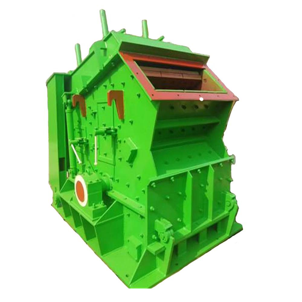 砂石破碎机反击式破碎机粒度均匀鹅卵石反击破生产线图片