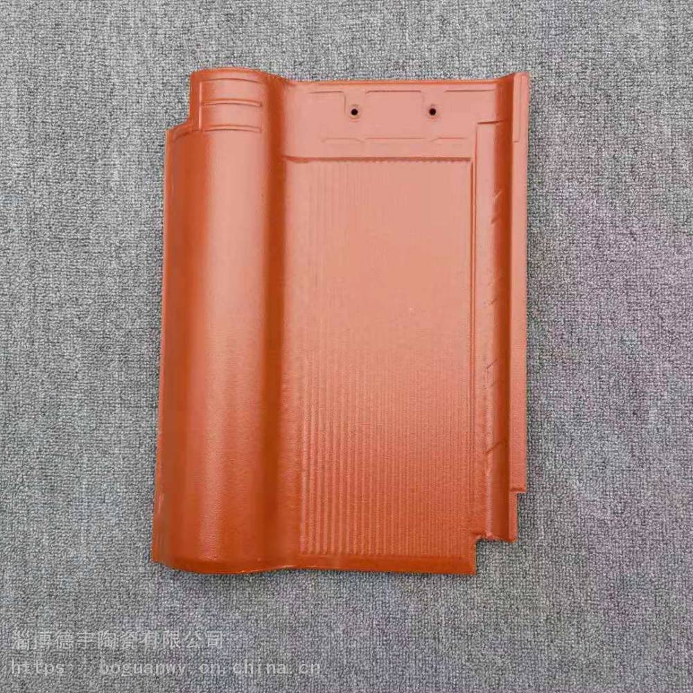 景德镇陶瓷厂家直销 防水连锁瓦 陶瓷屋面彩瓦 密度高强度高防雨抗霜