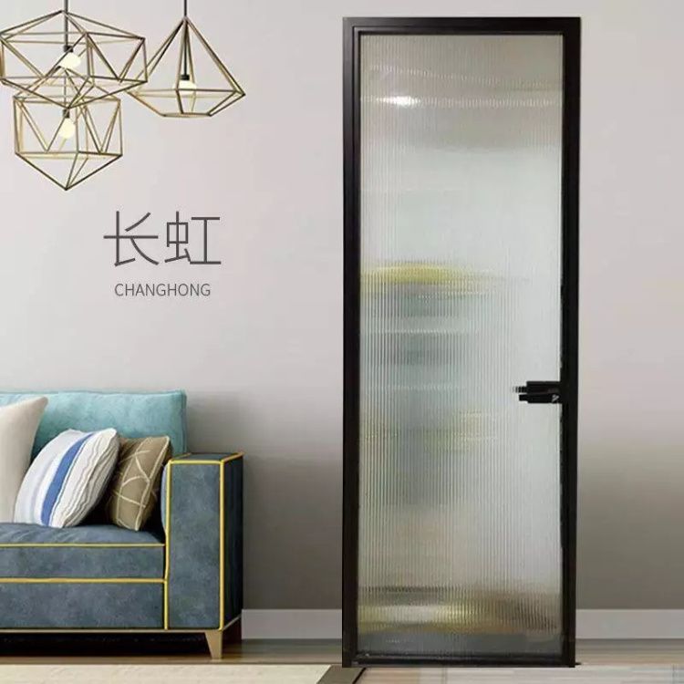 威尔普斯铝合金16窄边框平开门卫生间玻璃门卫生间门