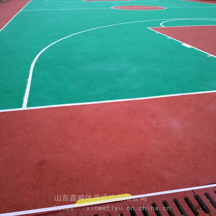 塑胶篮球场 篮球场地坪漆 厂家直供