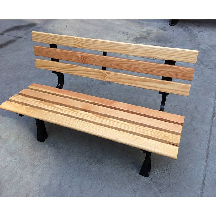 河南塑木公园椅郑州户外长椅靠背休闲广场庭院椅子防腐木长条座椅定制