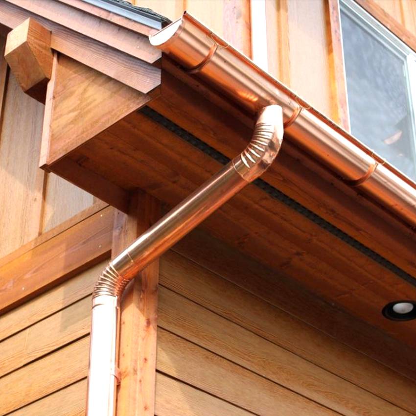 河南商丘轻钢别墅天沟钢结构檐沟雨水管外檐排水槽静电粉末喷涂工艺