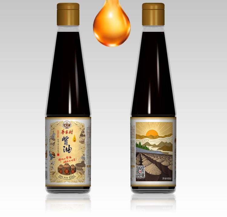 茅家村酱油430ml酱香酱油纯手工古法酱油