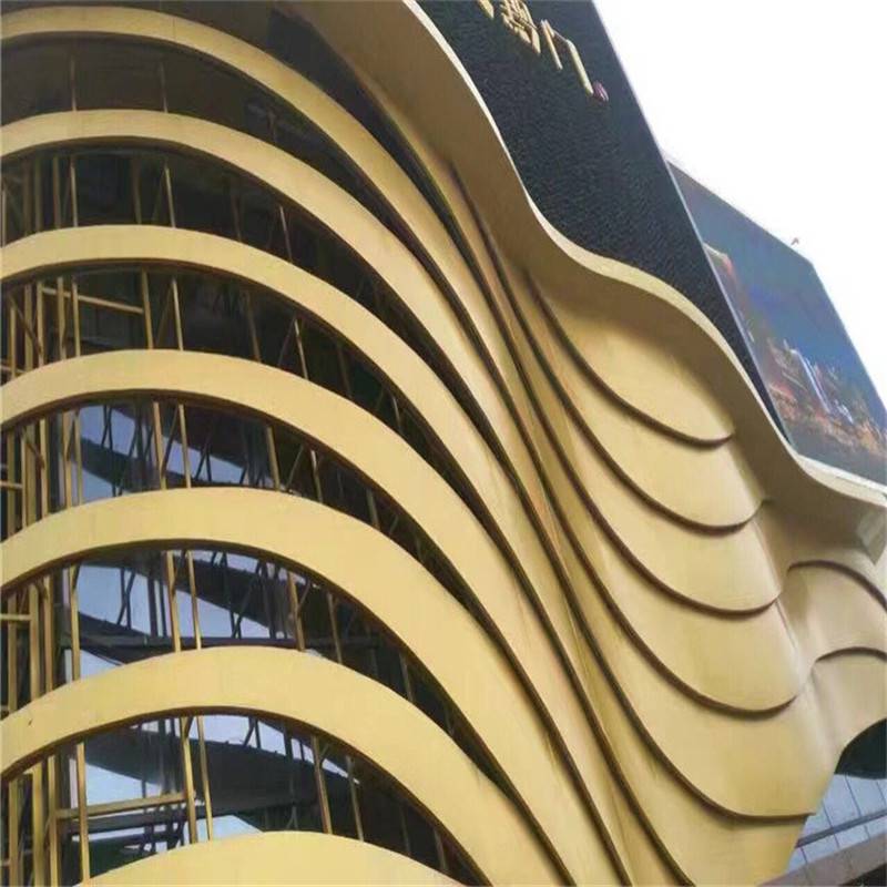 会展中心外墙弧形异形铝单板供应商