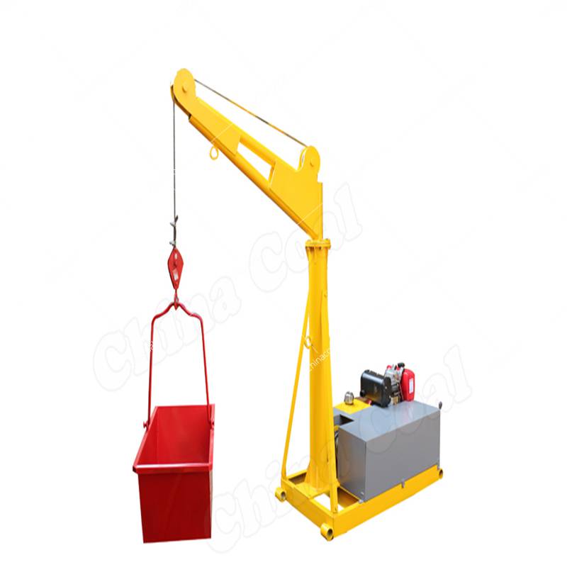 1000kgs建筑用迷你便携式起重机柴油机小型起重机