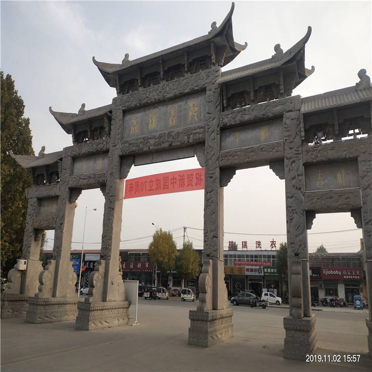 青海省玉树大理石牌楼定制规格