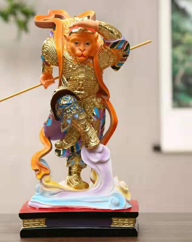 敦煌彩斗战胜佛佛像孙大圣塑像河南善缘齐天大圣孙悟空佛像