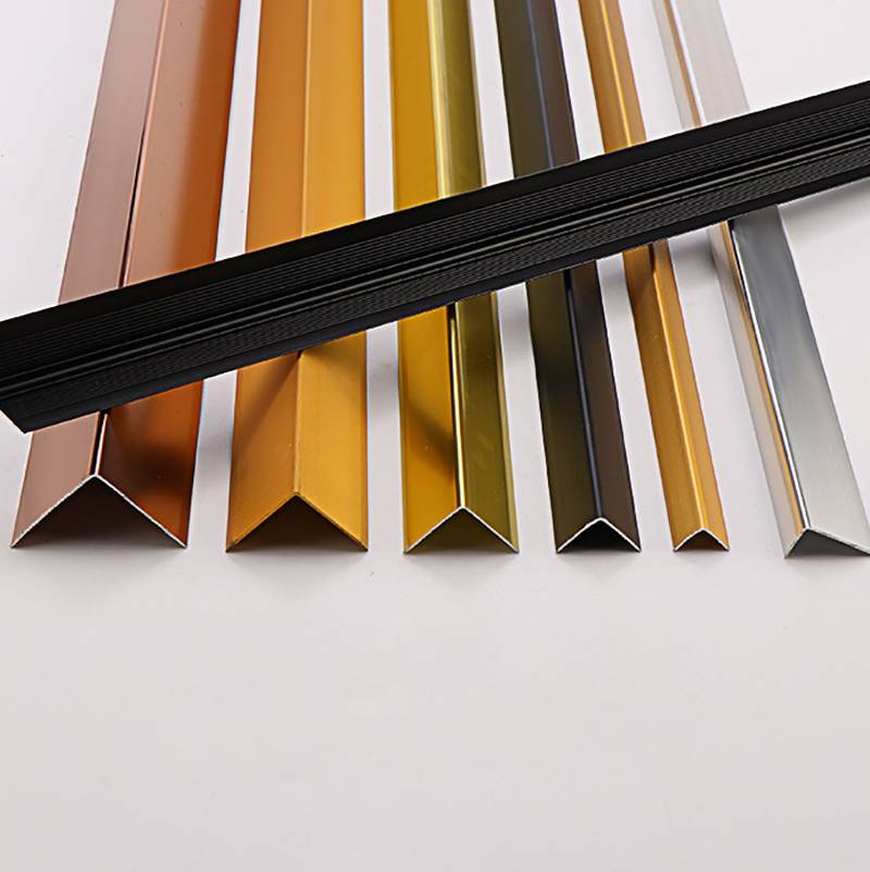 l型铝合金包边条背景墙吊顶石膏线包边收边条铝合金造型线条