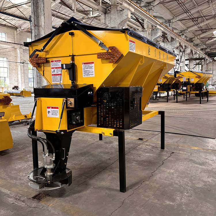 环卫道路车载式融雪撒布机 除雪路面撒盐机 1-10方抛盐机