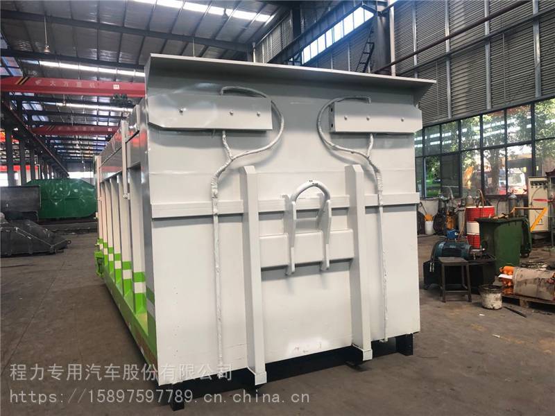 8立方勾臂垃圾箱垃圾压缩站中转箱多少钱一辆