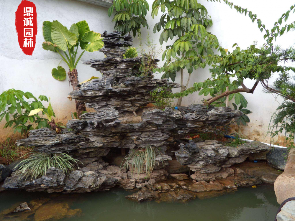 20年小型假山工程制作经验鼎诚园林古建设计施工