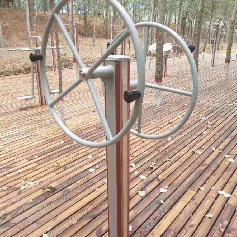 室外天梯塑木健身器材厂家批发