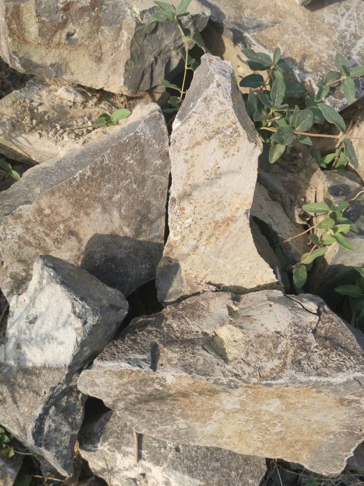 玄武岩河堤护坡石填片石大块石河堤石抛江石块