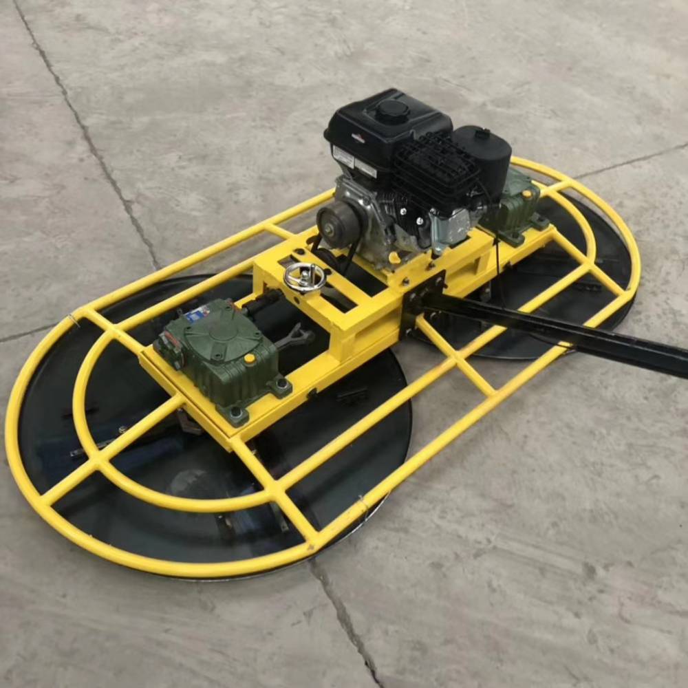 混凝土抹面机手扶汽油收光机双盘单盘图片