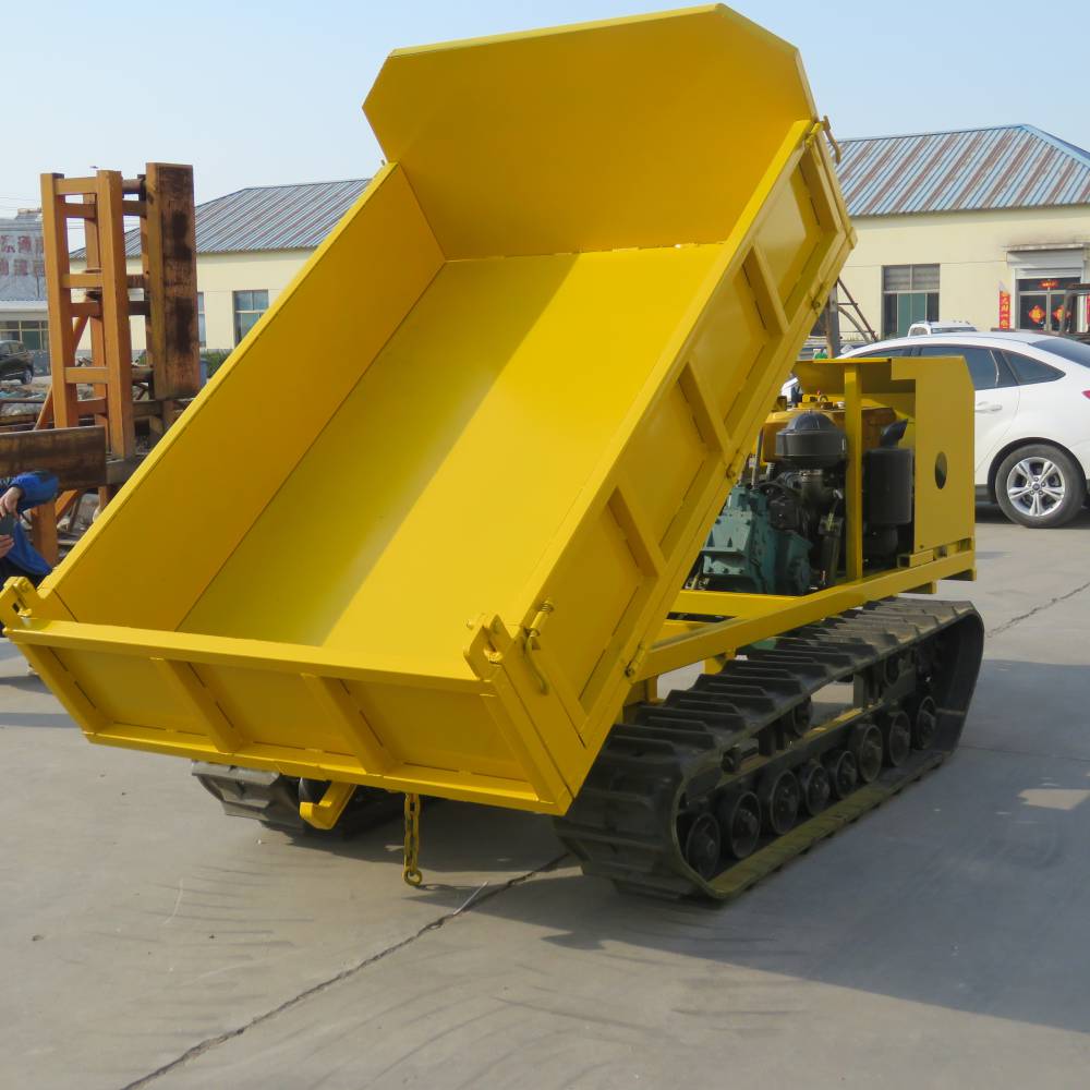 自卸式履带运输车果园工程履带式运输车