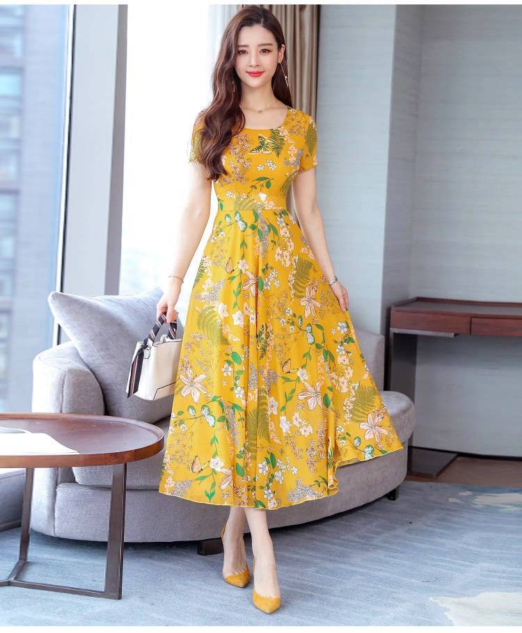 好看的荷叶边裙江西宜春一手衣服女士3元雪纺连衣裙地摊货源批发网