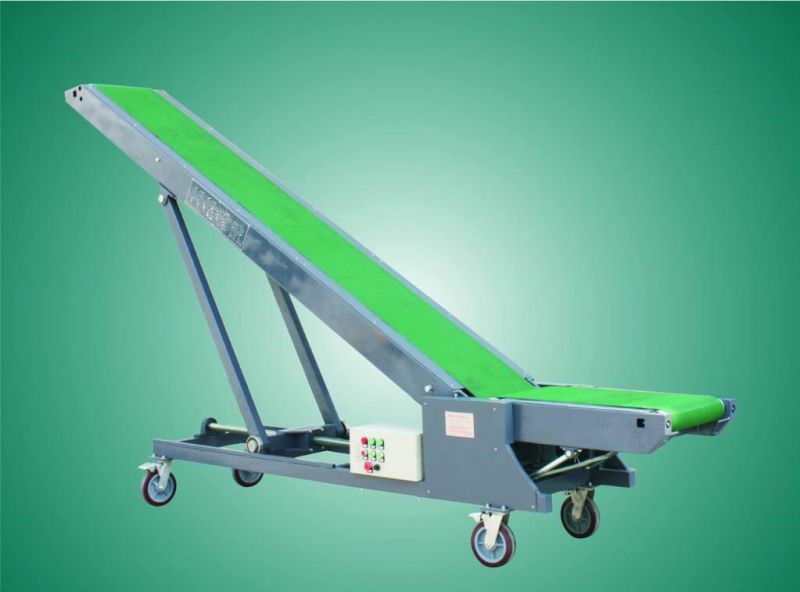 双变幅移动升降式皮带机带防尘罩防松绳装置输送机