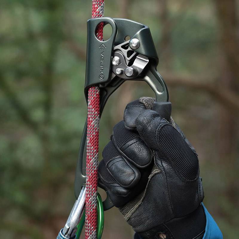 左手右手自动攀绳索升降器手式上升器户外登山攀爬器探洞止滑器