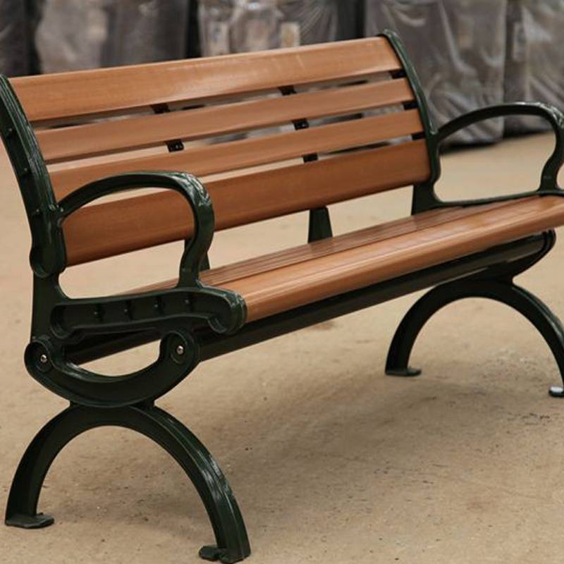上海公园椅户外长椅子塑木公共座椅园林庭院凳小区长条椅园林长椅
