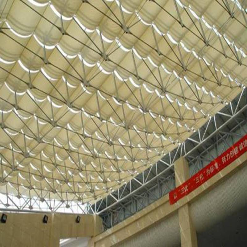 幕帘阳光房遮阳天棚帘天津采光顶电动折叠天棚帘电动卷轴天棚帘