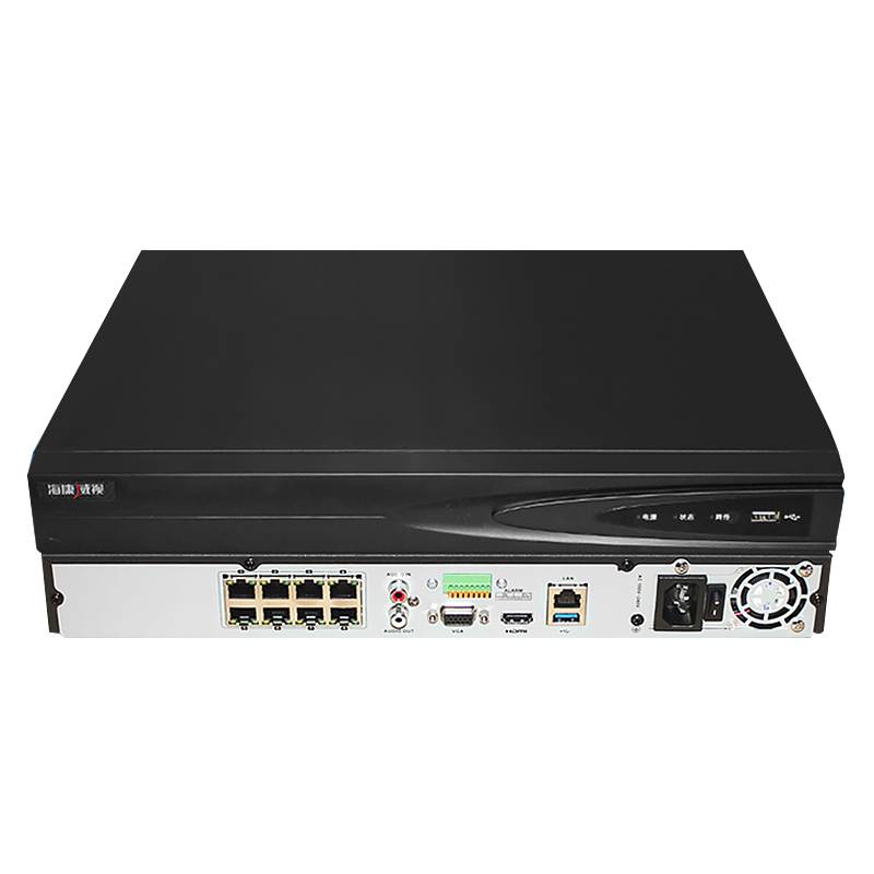 海康威视ds-7808n-k2/dx 4路鱼眼矫正nvr网络硬盘录像机 监控主机
