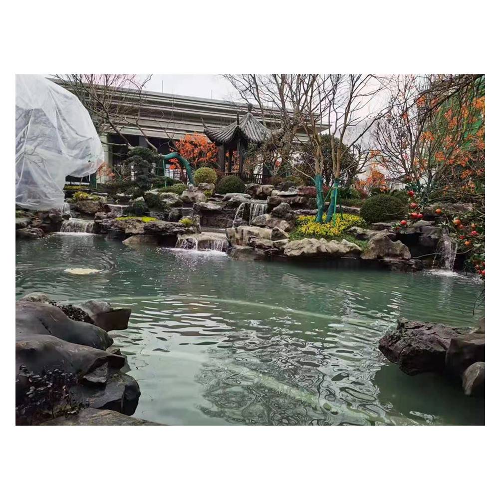 广东英德石庭院鱼池假山石太湖石景观石图片