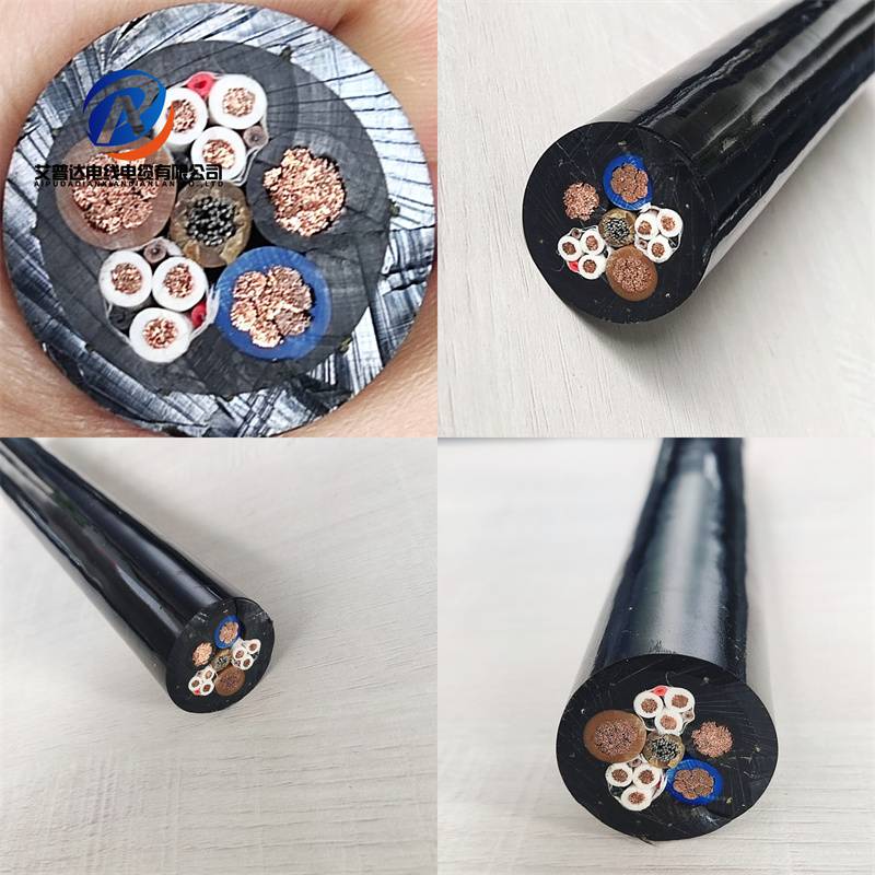 耐卷绕船用卷筒抓斗电缆3x166x25mm2移动柔性电缆卷盘线缆