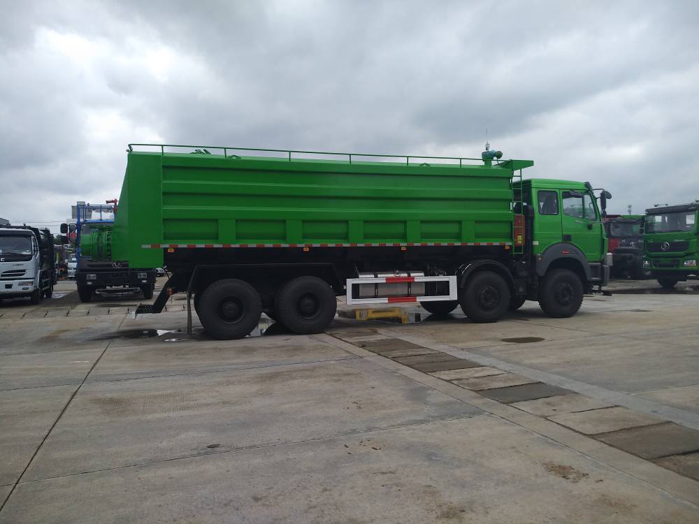 北奔重卡压裂砂罐车油田压裂输送压裂支撑剂运输车