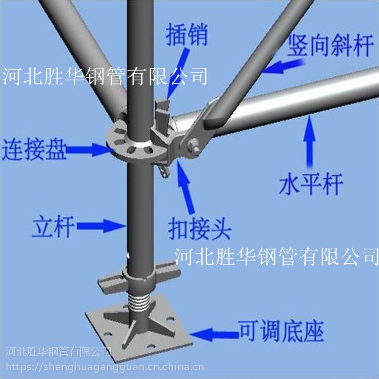 盘扣式脚手架圆盘插销锁头上下托撑等配件