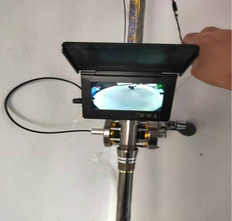 清浑水可视锚鱼竿水下探鱼器防水摄像头