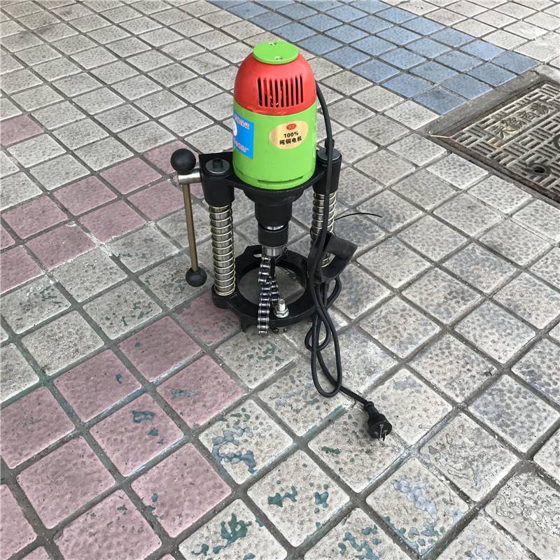 ka114水电安装管道钻眼机小型管道打孔机便携式管道开孔机自