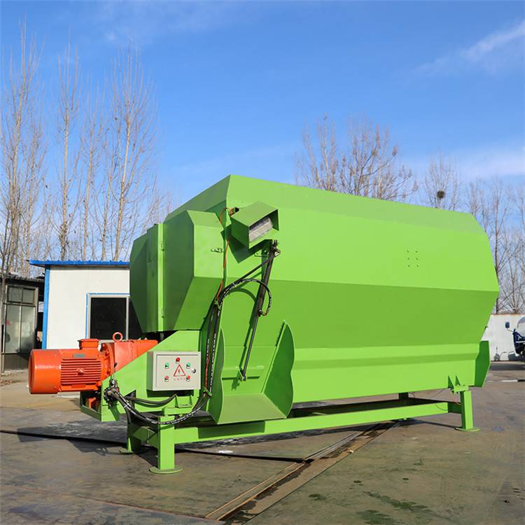 黑龙江牛舍搅拌机双动力卧式拌草机tmr畜牧养殖搅拌机