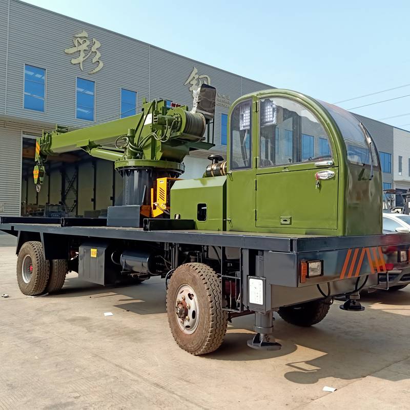 定製小型液壓隨車吊三輪農用隨車吊6噸農用車載吊機