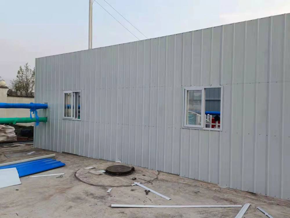 天津北辰区车间库房搭建安装彩钢活动房机器设备间彩钢板房安装图片