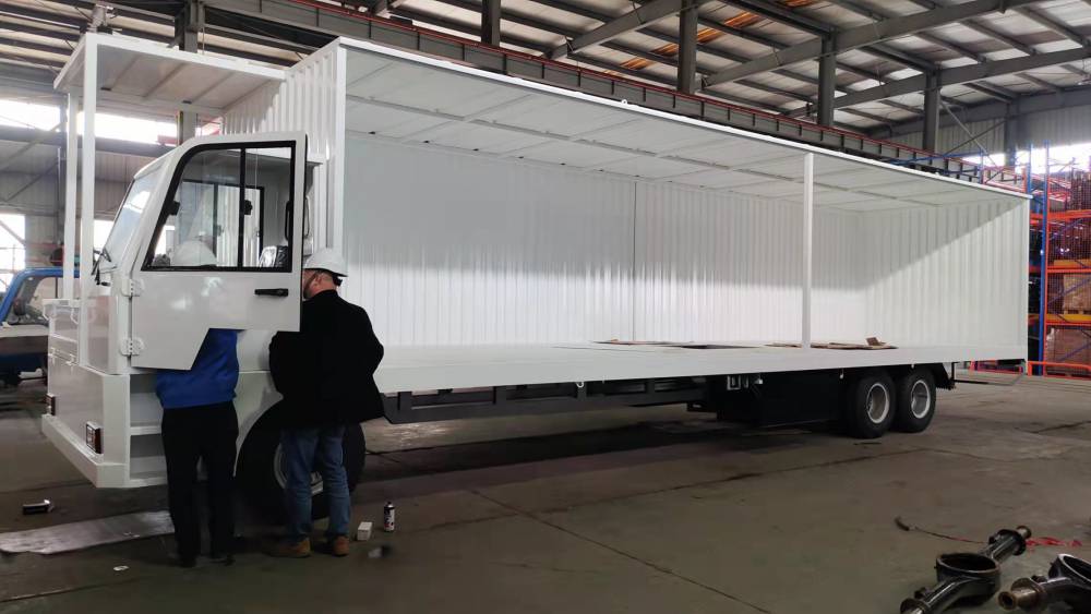 电动厢式货车电动改装车厂内运输搬运车