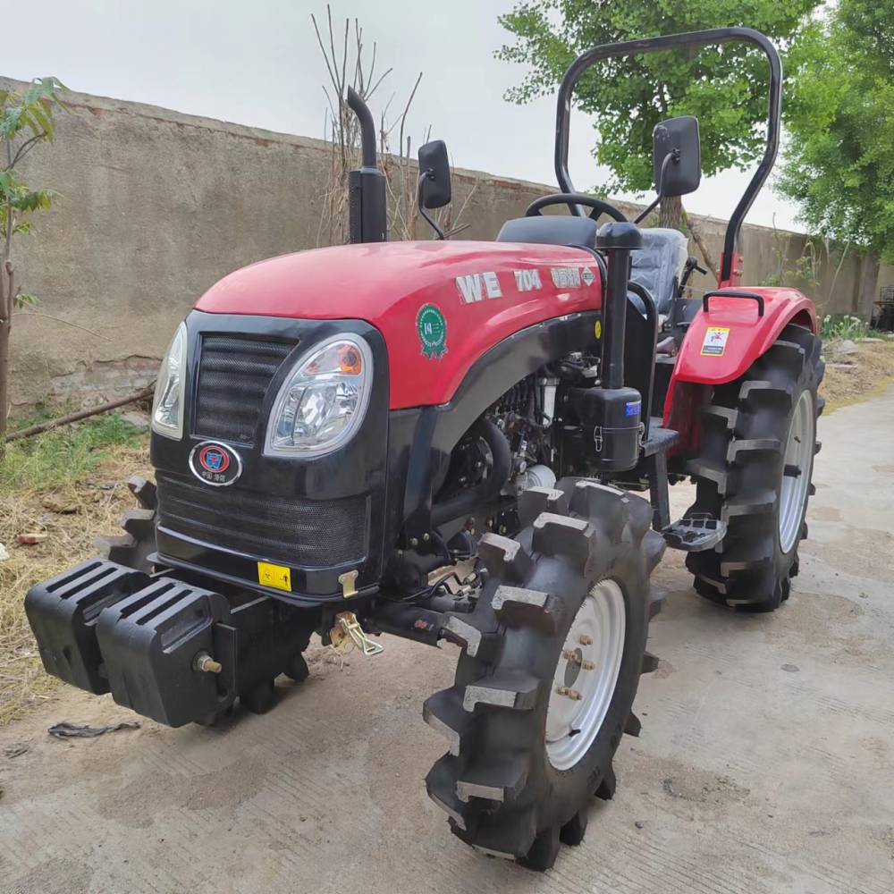 农用704四轮拖拉机带圆盘耙牵引式耕地耙开荒耕地四驱整地机