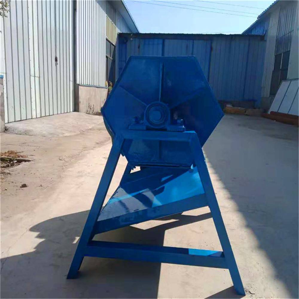 五金压铸件去毛边滚筒研磨机六角滚筒抛光机电动打磨除锈机