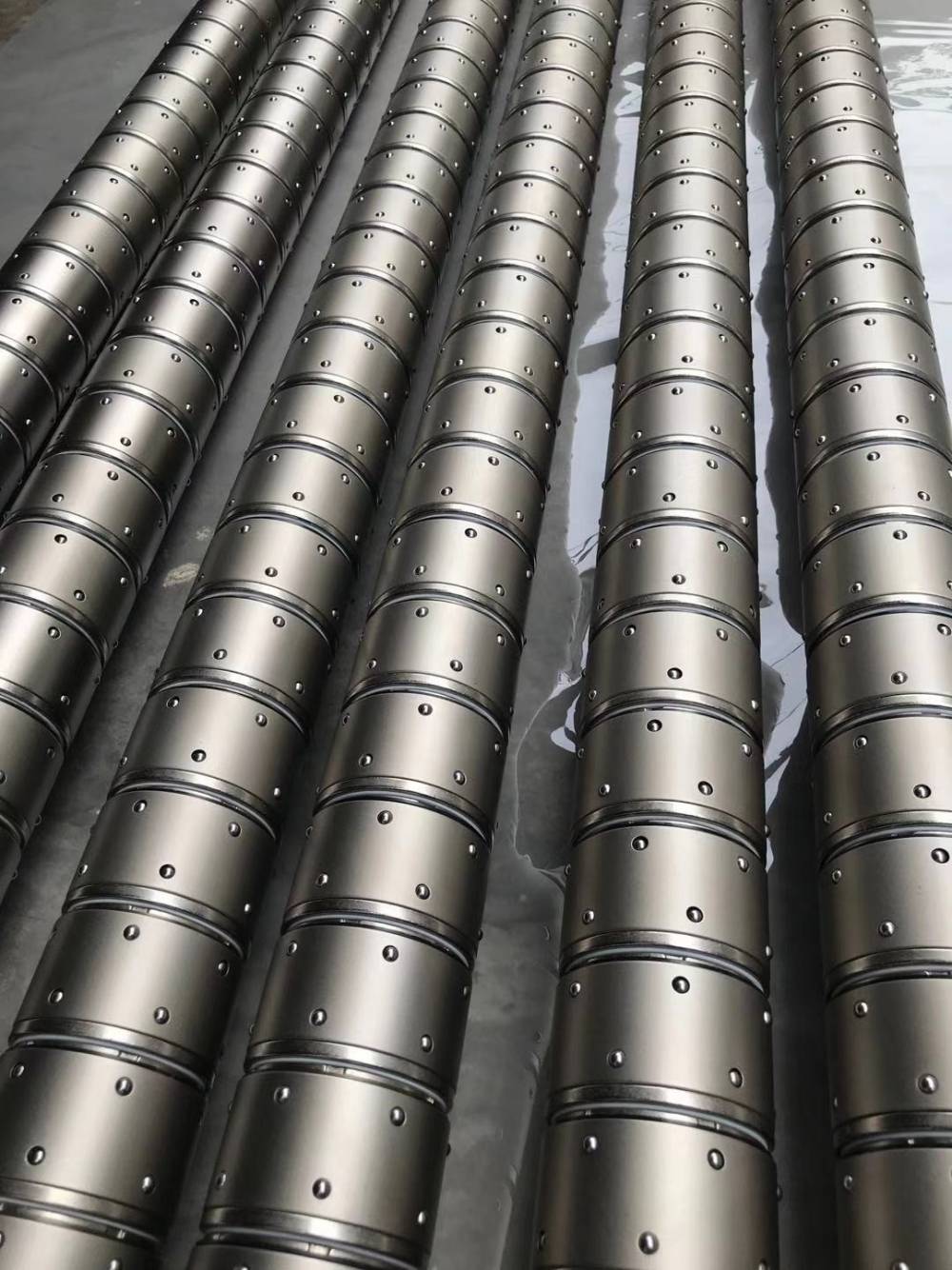 3寸双排珠50mm滑差轴摩擦轴差速轴分切机配件滑差环自润滑免维护瑞安