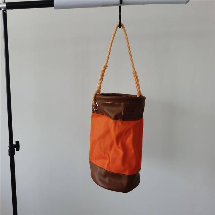 脚手架圆筒吊包斗上挂装工具袋as7462牛津布圆桶吊袋供应