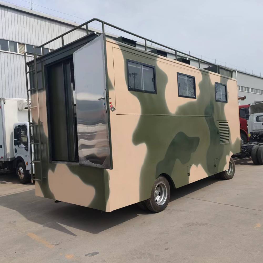 野外高原型炊事车拖挂式后勤保障餐车应急保障炊事车