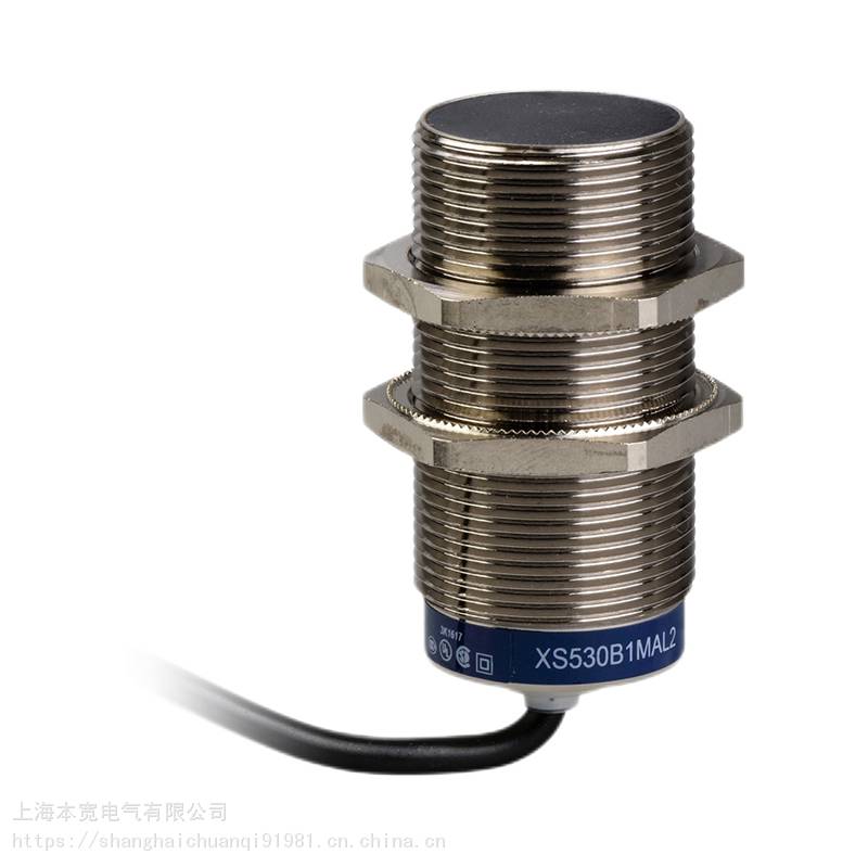 施耐德XS618B1MBL2电感式通用型接近传感器M18|圆柱形|金属|8mm