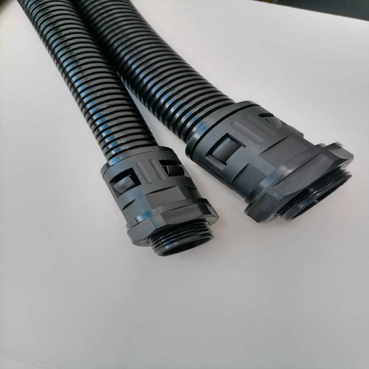 8-m20】陕西宝鸡电力设备尼龙波纹管连接器 快插卡扣式接口 护线防水