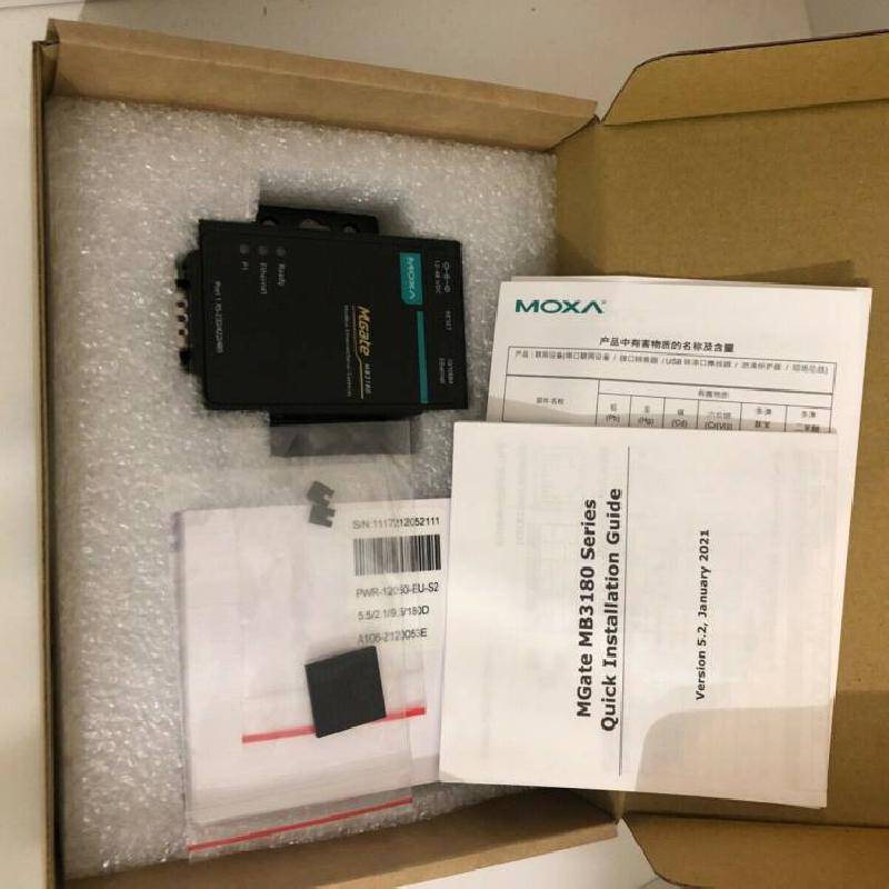 摩莎MOXA mgate MB3180 一口Modbus网关TCP转Modbus RTU - 供应商网