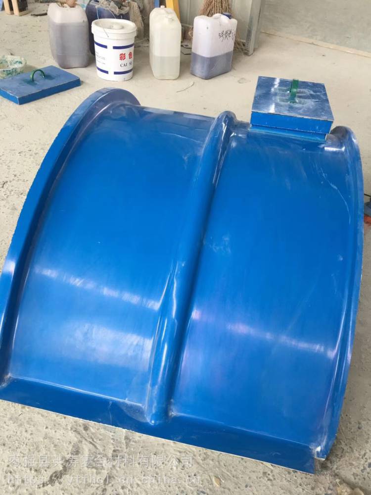 定制玻璃钢盖板污水池集气罩密封性强玻璃钢拱形盖板定做图片