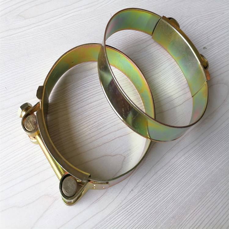 西安生产镀锌不锈钢深u管夹卡码双面标志牌抱箍Φ140路牌路灯水管抱箍