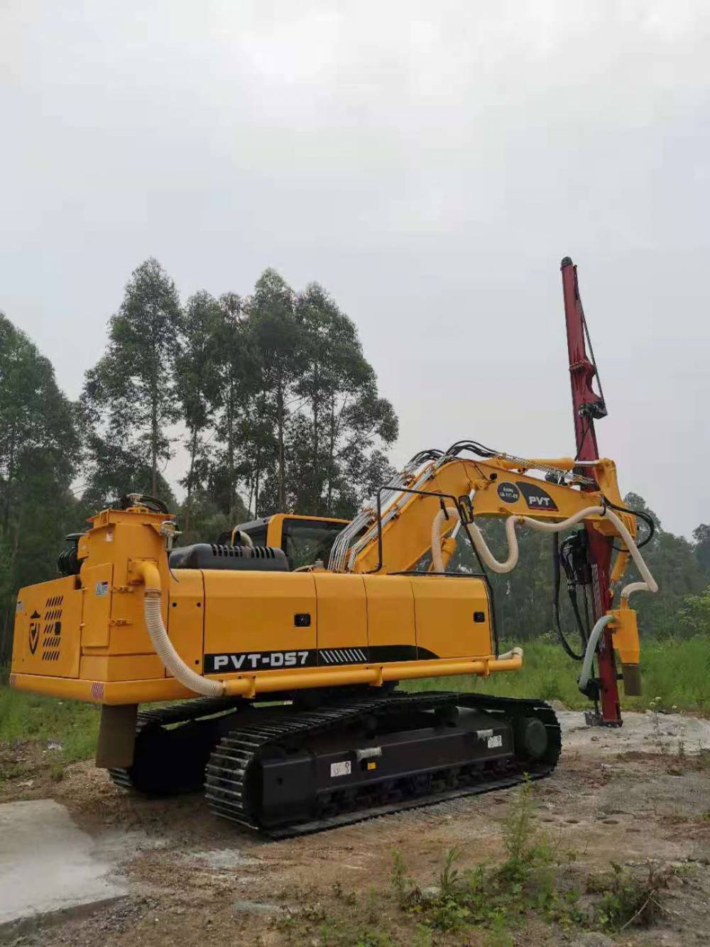 供应普威特液压顶锤式钻机厂家批发气动锚杆钻机