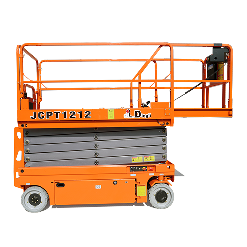 浙江鼎力10米电动型剪叉式升降平台高空车jcpt1012hd