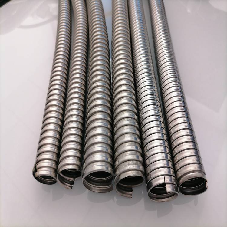 316不锈钢单扣软管高压电机电源线穿线管仪表线路保护304蛇皮管图片