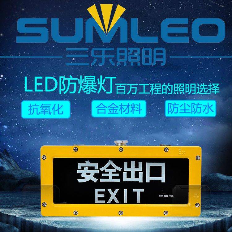 消防应急灯插电安全出口指示灯牌 led灯指示牌紧急通道疏散标志灯