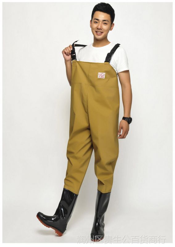 下水裤半身超轻水库皮衩连体捉衣服衣垂钓防水抓鱼鱼水